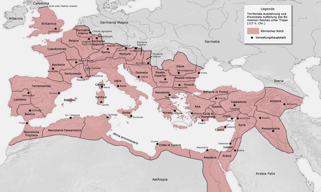 Map Roman Empire