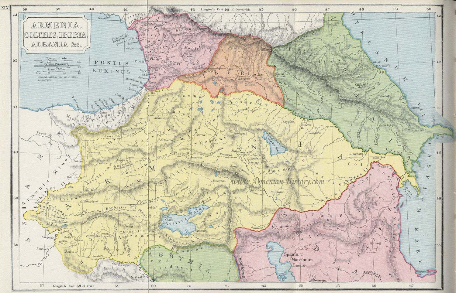 Mapa - Historia de Armenia