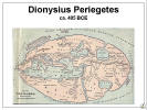 ANCIENT WORLD MAP 405 - created by Dionysius